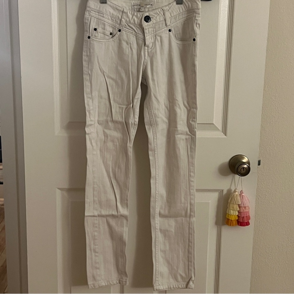 Cache cache Paris Women's White Jeans Size 155/64A
